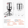 VEVOR 30 QT Turkey Fryer Set and Seafood Boiler Stainless Steel Frying Pot, Outdoor Cooker for Crawfish, Crab, Shrimp, Lobster, Complete Deep Cooking Kit with Basket, Stand, 54,000 BTU Propane Burner