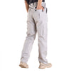 VEVOR FR Pants for Men, 9 oz 100% Cotton, Flame-Resistant Cargo Pants with Multi-Pockets and Elastic Waist, Reinforced Tear-proof Stitching, Ideal for Welding Work and Casual Wear, M Size, Gray