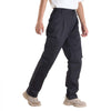 VEVOR FR Pants for Men, 9 oz 100% Cotton, Flame-Resistant Cargo Pants with Multi-Pockets and Elastic Waist, Reinforced Tear-proof Stitching, Ideal for Welding Work and Casual Wear, XL Size, Black