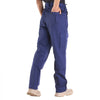 VEVOR FR Pants for Men, 9 oz 100% Cotton, Flame-Resistant Cargo Pants with Multi-Pockets and Elastic Waist, Reinforced Tear-proof Stitching, Ideal for Welding Work and Casual Wear, XXL Size, Dark Blue