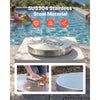 VEVOR Fire Pit Cover, 20" Round Bonfire Lid, Premium 304 Stainless Steel, for Outdoor, Patio, Backyard, Camping, Party, High Temperature Tolerant, Help Contain Ash, Versatile Tabletop Accessory