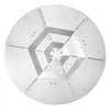 VEVOR Fire Pit Heat Deflector for Solo Stove Yukon, 25 inch Bonfire Round for Wood Burning Fire Pit, 304 Stainless Steel Heat Diffuser, Detachable Burner Cover Camping Accessories
