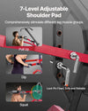 7-level adjustable shoulder pad - pull up, dip, squat positions