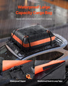 VEVOR Roof Rack Basket, 64 x 39 x 4.1 in, Universal Rooftop Cargo Carrier with 44.1 x 34.3 x 10.2 in Cargo Bag, Net, Ratchet Straps, 250 lbs Max Load Capacity Car Top Luggage Holder, for SUV Truck Car