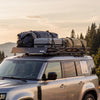 VEVOR Roof Rack Cargo Basket, 46 x 36 x 4 in, Heavy Duty Roof Top Carrier Basket with Folding Design, 200 lbs Capacity, All-Weather Easy-Install Car Top Luggage Holder, Universal Fit for SUV Truck Car