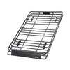VEVOR Roof Rack Basket, 64 x 39 x 4.1 in, Universal Rooftop Cargo Carrier with 44.1 x 34.3 x 10.2 in Cargo Bag, Net, Ratchet Straps, 250 lbs Max Load Capacity Car Top Luggage Holder, for SUV Truck Car