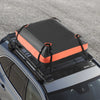 VEVOR Roof Rack Basket, 64 x 39 x 4.1 in, Universal Rooftop Cargo Carrier with 44.1 x 34.3 x 10.2 in Cargo Bag, Net, Ratchet Straps, 250 lbs Max Load Capacity Car Top Luggage Holder, for SUV Truck Car