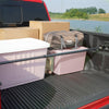 KFFKFF Cargo Stabilizer, Adjustable Truck Bed Bar from 40" to 73", Robust Steel Load Bar with 220 lbs Limit, Cargo Stop Bar for Pickup Truck Bed, SUV
