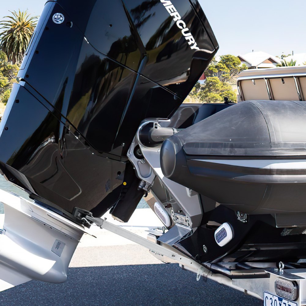 VEVOR Transom Saver, 23-35 in, Adjustable Boat Transom Saver with Composite Head, Corrosion-Resistant Easy-to-Install Transom Savers for Less Than 100 HP Outboard Motor , Fit for Roller & Trailer