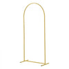 VEVOR Wedding Arch Backdrop Stand, Set of 3, Metal Stable Stand with Case Connection & Chassis Crossbar Design, Easy-to-Assemble Gold Stand with Premium Metal, Fit for Birthday, Celebration, Holiday