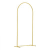 VEVOR Wedding Arch Backdrop Stand, Set of 3, Metal Stable Stand with Case Connection & Chassis Crossbar Design, Easy-to-Assemble Gold Stand with Premium Metal, Fit for Birthday, Celebration, Holiday