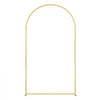 VEVOR Wedding Arch Backdrop Stand, Set of 3, Metal Stable Stand with Case Connection & Chassis Crossbar Design, Easy-to-Assemble Gold Stand with Premium Metal, Fit for Birthday, Celebration, Holiday