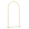 VEVOR Wedding Arch Backdrop Stand, Set of 3, Metal Stable Stand with Case Connection & Chassis Crossbar Design, Easy-to-Assemble Gold Stand with Premium Metal, Fit for Birthday, Celebration, Holiday