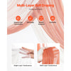 VEVOR Artificial Wedding Arch Flowers Kit, Orange Wedding Arch Flowers with Drapes Kit (Pack of 4) - 2 Pcs Floral Arrangement, 2 Pcs Sheer Drapes, for Ceremony Bouquets Reception Backdrop Decoration