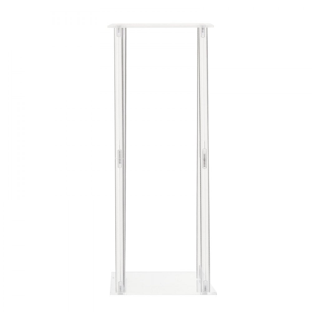 VEVOR Wedding Flower Stand, 10PCS 19.69-inch Column Flower Stand, Floral Stands with Acrylic Laminate, Cylindrical Cubic Floral Display Rack for Wedding, Party, Birthday, Home, Centerpiece Stands