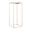 VEVOR Wedding Flower Stand, 10PCS 23.62-inch Column Flower Stand, Floral Stands with Metal Laminate, Rectangular Floral Display Rack for Wedding, Party, Birthday, Home, French Gold Stands