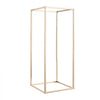 VEVOR Wedding Flower Stand, 10PCS 23.62-inch Column Flower Stand, Floral Stands with Hidden Screw, Rectangular Cubic Floral Display Rack for Wedding, Party, Birthday, Home, French Gold Stands
