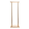 VEVOR Wedding Flower Stand, 10PCS 23.62-inch Column Flower Stand, Floral Stands with Metal Laminate, Cylindrical Cubic Floral Display Rack for Wedding, Party, Birthday, Home, French Gold Stands