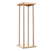 VEVOR Wedding Flower Stand, 10PCS 23.62-inch Column Flower Stand, Floral Stands with Metal Laminate, Cylindrical Cubic Floral Display Rack for Wedding, Party, Birthday, Home, French Gold Stands
