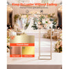 VEVOR Wedding Flower Stand, 10PCS 23.62-inch Column Flower Stand, Floral Stands with Acrylic Laminate, Rectangular Floral Display Rack for Wedding, Party, Birthday, Home, French Gold Stands