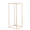 VEVOR Wedding Flower Stand, 10PCS 23.62-inch Column Flower Stand, Floral Stands with Acrylic Laminate, Rectangular Floral Display Rack for Wedding, Party, Birthday, Home, French Gold Stands