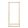 VEVOR Wedding Flower Stand, 10PCS 23.62-inch Column Flower Stand, Floral Stands with Acrylic Laminate, Rectangular Floral Display Rack for Wedding, Party, Birthday, Home, French Gold Stands