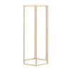 VEVOR Wedding Flower Stand, 10PCS 23.62-inch Column Flower Stand, Floral Stands with Acrylic Laminate, Hexagonal Cubic Floral Display Rack for Wedding, Party, Birthday, Home, French Gold Stands