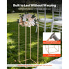 VEVOR Wedding Flower Stand, 10PCS 31.5-inch Column Flower Stand, Floral Stands with Hidden Screw, Rectangular Cubic Floral Display Rack for Wedding, Party, Birthday, Home, French Gold Stands