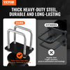 VEVOR Sliding Gate Kit, Rolling Gate Hardware Kit w/ H-Shaped Wheel Groove for Cantilever Sliding Gates and Rolling Door, Sliding Gate Rollers w/ 4 Track Wheels, Heavy Duty Sliding Roller,Black