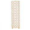 VEVOR 16 PCS Crystal Wedding Flower Vase, 10.24 in Tall Flower Table Centerpieces, Crystal Cylinder Banquet Vases Easy Installation, Versatile Arrangement Stand for Party Events Room Home Decor, Gold