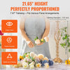 VEVOR 2PCS 55cm/21.65” Tall Crystal Wedding Flower Stand, Metal Wedding Centerpiece Vase, Gold Flower Holders Floral Display Rack for Tables Wedding Dinner Party, Ceremony Birthday Event Decor