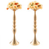 VEVOR 24PCS 50cm/19.7” Tall Wedding Flower Vase, Metal Wedding Centerpiece, Gold Floral Arrangement Stand Display Rack for Tables Wedding Dinner Party, Anniversary Ceremony Birthday Event Decor