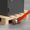 VEVOR Prylever Bar, 6600 lbs Weight Capacity, 56 Inch Carbon Steel Handle Lever Dolly, Pry Lever Bar with Wheels for Large Pallets, Heavy Items, Concrete Blocks, Heavy Duty Equipment Handling, 2 Pack