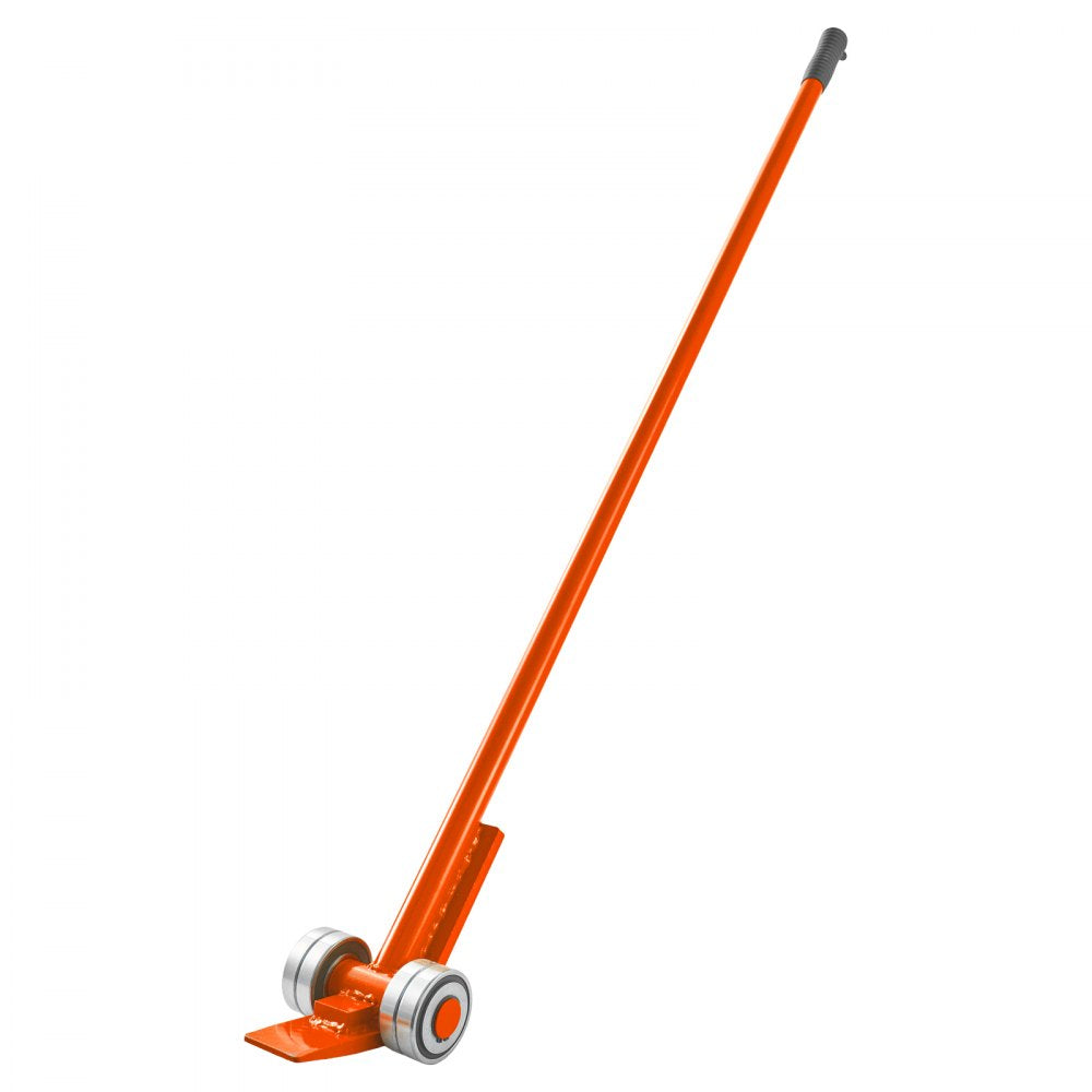 VEVOR Prylever Bar, 6600 lbs Weight Capacity, 56 Inch Carbon Steel Handle Lever Dolly, Pry Lever Bar with Wheels for Large Pallets, Heavy Items, Concrete Blocks, Heavy Duty Equipment Handling, 2 Pack