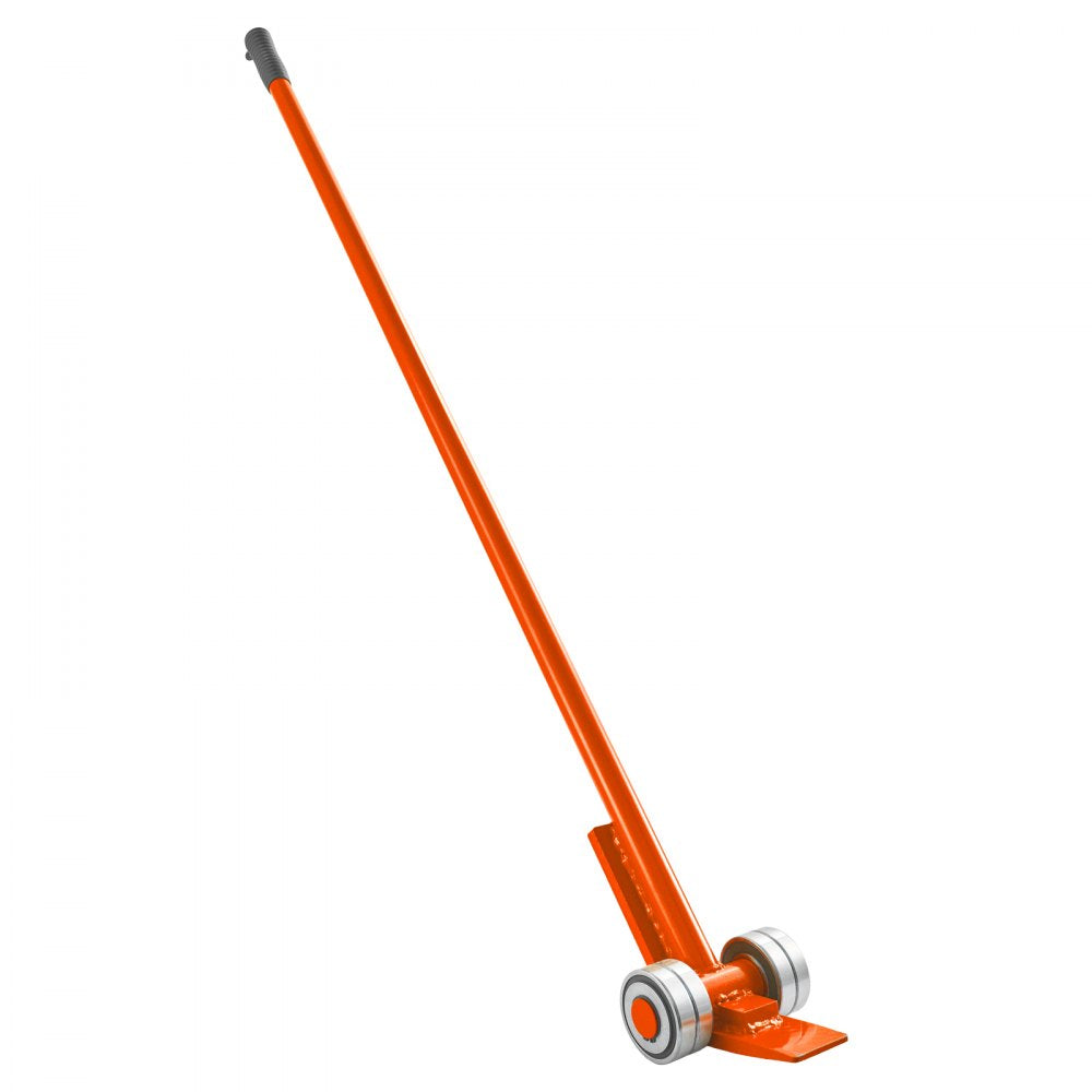 VEVOR Prylever Bar, 11000 lbs Weight Capacity, 67 Inch Carbon Steel Handle Lever Dolly, Pry Lever Bar with Wheels for Large Pallets, Heavy Items, Concrete Blocks, Heavy Duty Equipment Handling