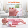 VEVOR Infant CPR Training Manikin, Heimlich Maneuver and Cardiopulmonary Resuscitation (CPR) Practice, Professional Infant Airway Obstruction Training Manikin, Baby Infarction Model for Education