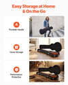 VEVOR Electric Guitar Hard Case, 42.2 Inch, Wooden Hard-Shell Protective Carrying Case with Lock Latch, Sponge Lining, Keys, Accessory Compartment, Water-Resistant, for 39 Inch Les Paul Guitars, Black
