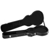 VEVOR Electric Guitar Hard Case, 42.2 Inch, Wooden Hard-Shell Protective Carrying Case with Lock Latch, Sponge Lining, Keys, Accessory Compartment, Water-Resistant, for 39 Inch Les Paul Guitars, Black