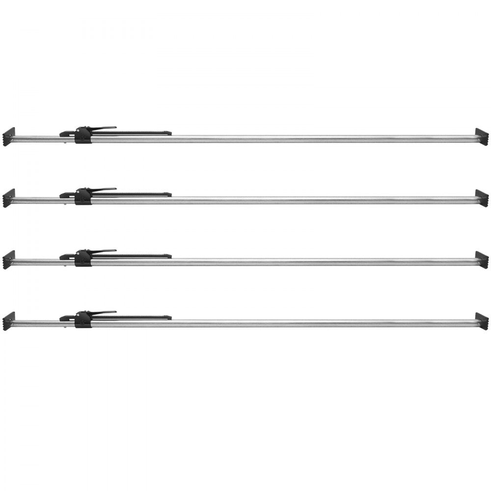 VEVOR Cargo Bar, Cargo Bar Adjustable from 89" to 104", Heavy-duty Steel Cargo Stabilizer Bar with 309 lbs Capacity, Truck Bed Load Bar for Truck Bed, Trailer, Semi Trailer (4 pcs)