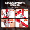 VEVOR Electric Hoist Support Arm, 660 lbs Max Load Capacity, Electric Hoist Holder Swing Arm with Pole, Steel Hoist Frame, 180° Swivel Scaffold Hoist Lifting Arm, Winch Hoist Arm for Workshop, Garage