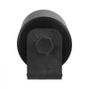 VEVOR Sliding Gate Kit, 6” Rolling Gate Hardware Kit C-type Bracket, Heavy Duty Sliding Gate Rollers for Connect Tracks Door Frames,Sliding Gate Guide Roller for Sliding Gates and Rolling Door,Black