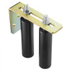 VEVOR Sliding Gate Kit, 6” Rolling Gate Hardware Kit with L-Bracket, Universal Adjustable Sliding Gate Rollers, Heavy Duty Black Sliding Gate Guide Roller for Sliding Gates and Rolling Door
