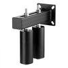 VEVOR Sliding Gate Kit, 6” Rolling Gate Hardware Kit with T-Bracket, Universal Adjustable Sliding Gate Rollers, Heavy Duty Black Sliding Gate Guide Roller for Sliding Gates and Rolling Door