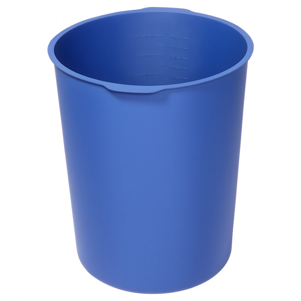 VEVOR 5 Gallon Bucket Liner for Concrete Mix, Reusable Silicone Mortar Bucket Liner for Thinset Paint Concrete Epoxy Mixing, Heavy-duty Grout Mixer Insert Tool with Graduated Measurements, Blue