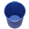 VEVOR 5 Gallon Bucket Liner for Concrete Mix, Reusable Silicone Mortar Bucket Liner for Thinset Paint Concrete Epoxy Mixing, Heavy-duty Grout Mixer Insert Tool with Graduated Measurements, Blue
