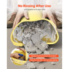 VEVOR 2 Pcs 5 Gallon Bucket Liner for Concrete Mix, Reusable Silicone Mortar Bucket Liner for Thinset Paint Concrete Epoxy Mixing, Heavy-duty Grout Mixer Insert with Measurements, Blue & Yellow