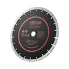 VEVOR Diamond Blades 12 inch, 3-Pack Concrete Saw Blade Set, 1 in Arbor, High-Hardness Diamond Segments, 65Mn Steel Core, Dry Wet Cutting, Clean Edges for Concrete, Masonry, Brick, Stone, Granite