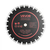VEVOR Diamond Blades 14 inch, 3-Pack Concrete Saw Blade Set, 1 in Arbor, High-Hardness Diamond Segments, 65Mn Steel Core, Dry Wet Cutting, Clean Edges for Concrete, Masonry, Brick, Stone, Granite