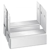 VEVOR 4x4 Post Base 10 Pcs, Inner Size 3.53x3.56inch/89.6x90.5mm Concrete Post Anchor, Heavy-Duty Zinc-Plated Carbon Steel Posts Brackets with 1 Inch Standoff Elevation, for Concrete Pergolas Patios