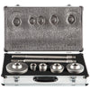 VEVOR Concrete Hole Saw Kit, 1-2/11\", 1-3/5\", 2-9/16\", 3-5/32\", 3-15/16\" Drill Bit Set SDS Plus & SDS MAX Shank Wall Hole Cutter with a 4-1/3\" Connecting Rod for Concrete, Cement, Stone Wall, Ma